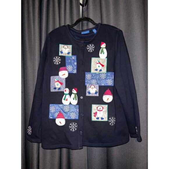 Ugly Christmas Sweater Xmas Cardigan Size XL - Picture 1 of 3